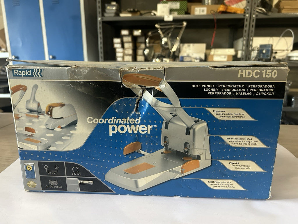 Perforateur Heavy Duty Rapid Supreme HDC150- 2 trous.
