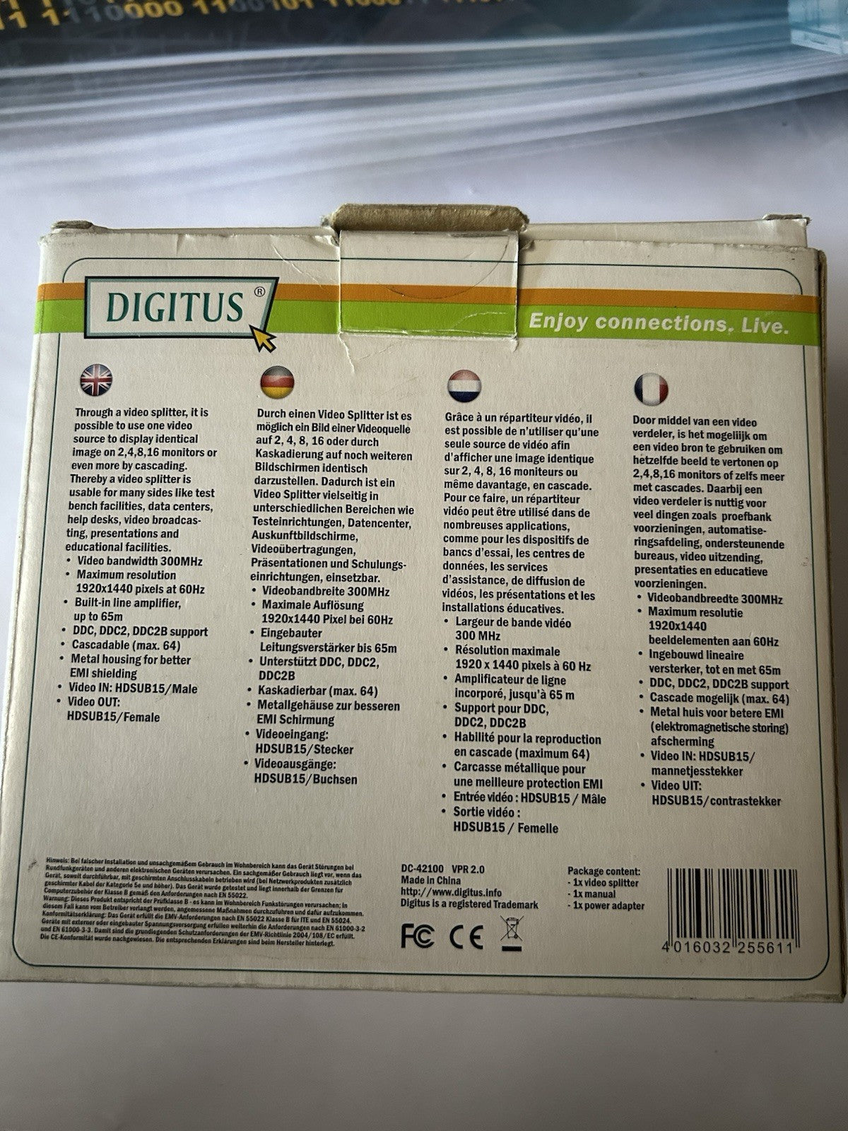 répartiteur vidéo VGA à 4 ports (splitter VGA)