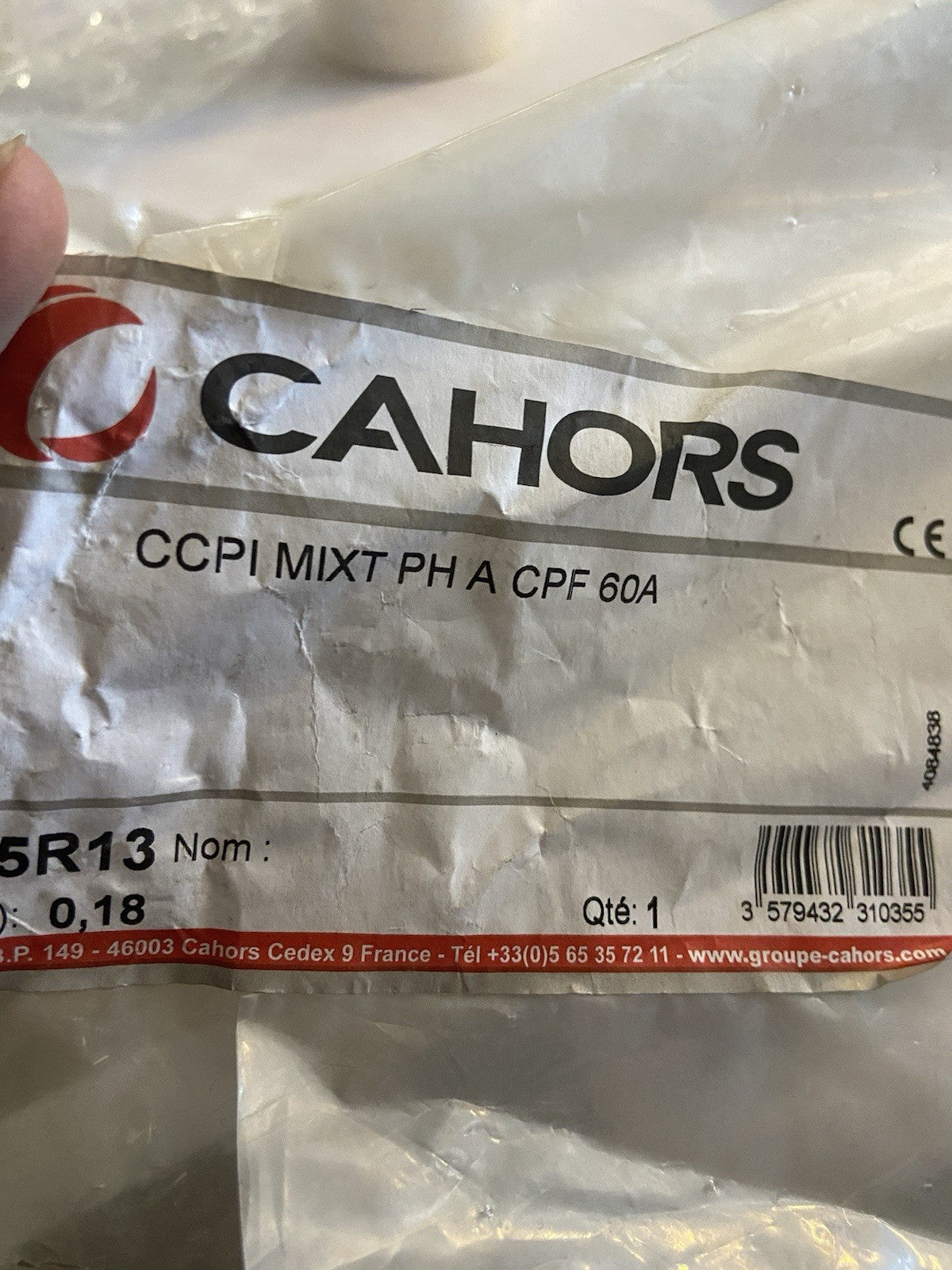Cahors - CCP MIXT Neutre avec CPF 60A - 0231034R13