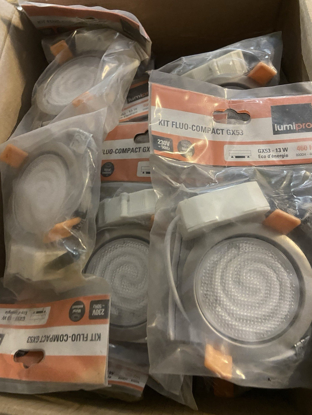Spot led KIT FLUO COMPACT GX53 13W