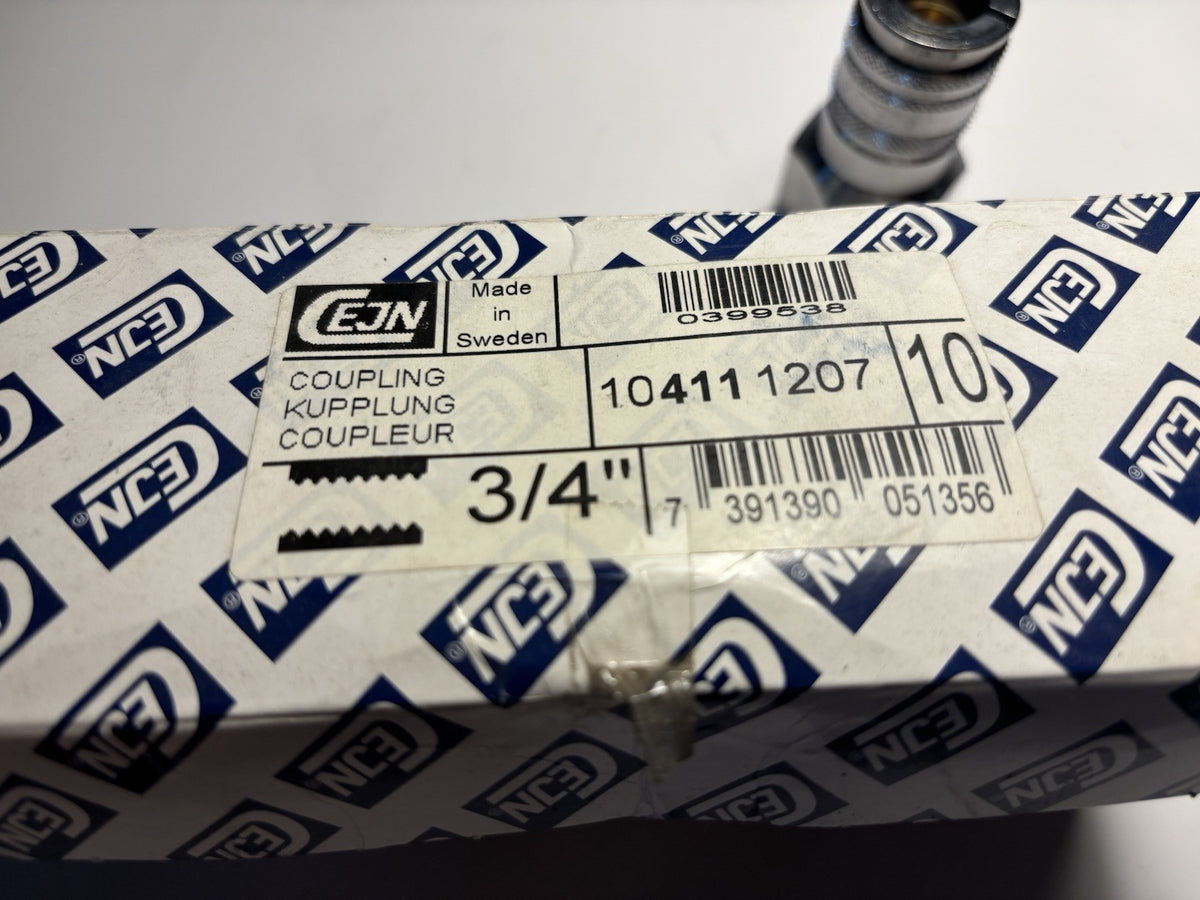 Coupleur rapide pneumatique / fluide CEJN 3/4" - Réf 104111207 (Neuf)