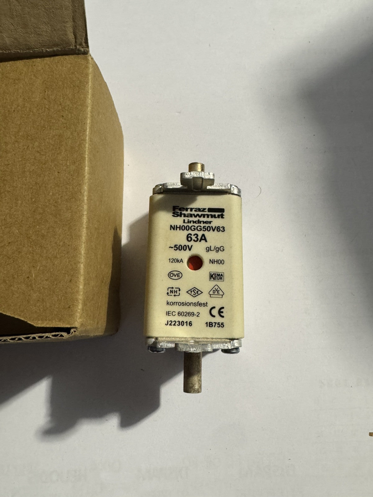 Cartouche fusible NH 00 63A Gg