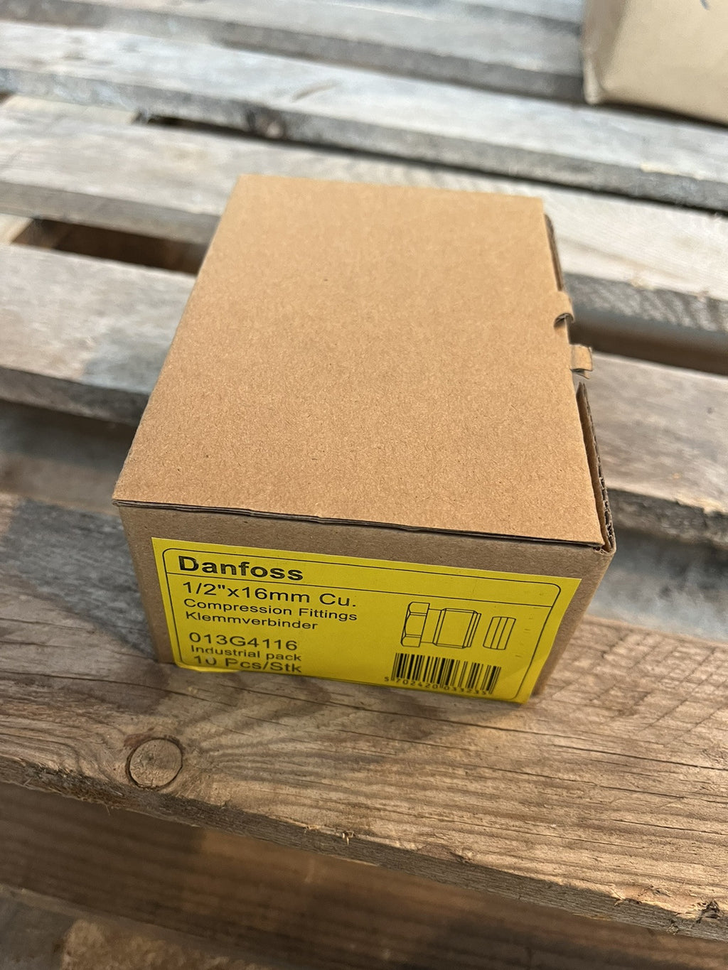 Raccord à compression CUIVRE 14/16 DN15 - Mâle 1/2"(15/21) pour corps de vanne D