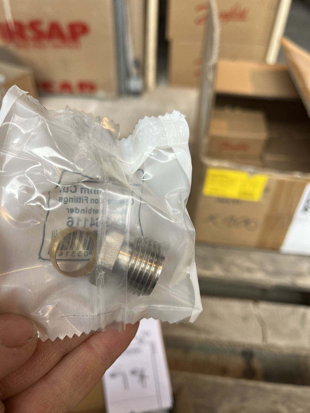 Raccord à compression CUIVRE 14/16 DN15 - Mâle 1/2"(15/21) pour corps de vanne D