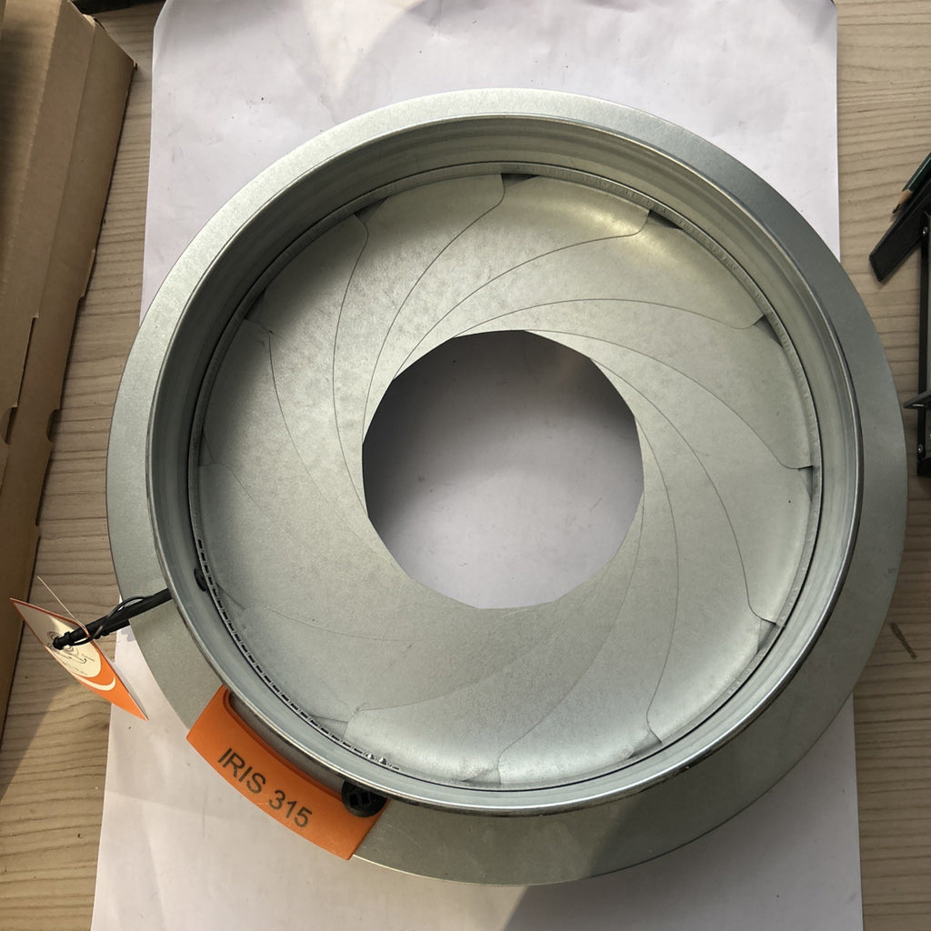 Clapet d'iris 315 mm - inox 316L - IRIS315