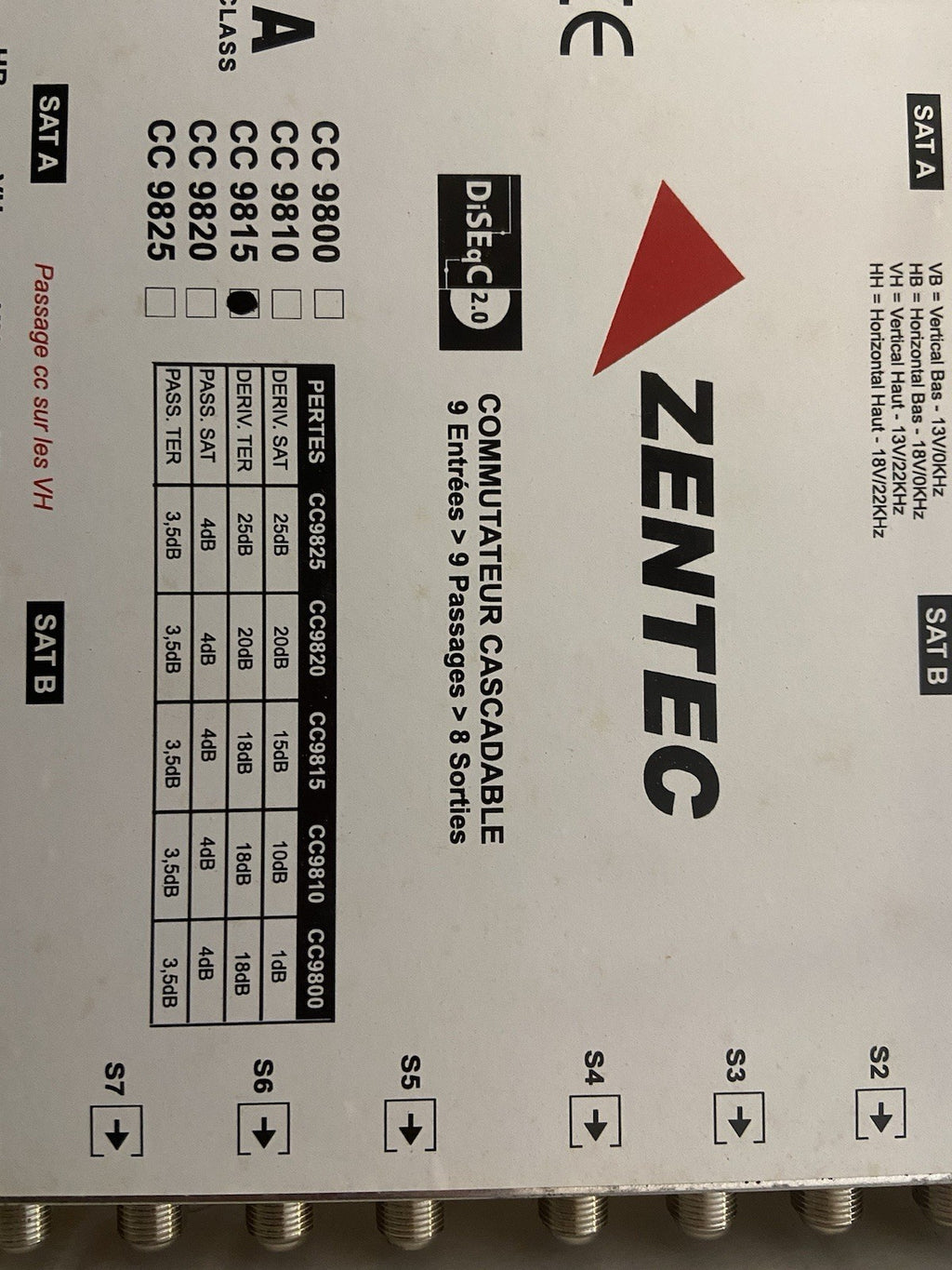 Commutateur Cascadable Zen déc
