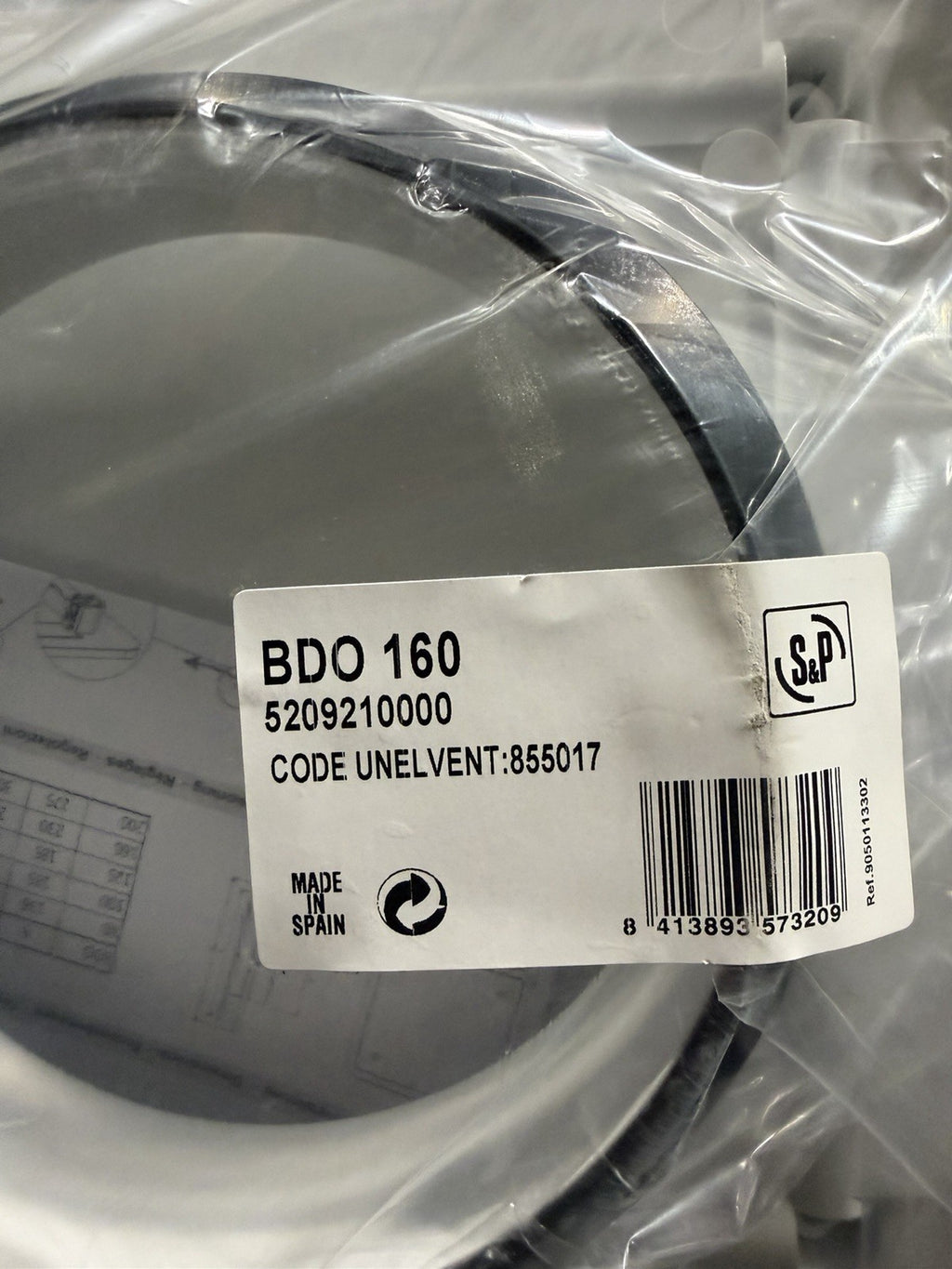 BDO 160 Bouche design extract./insuffl. ⌀160