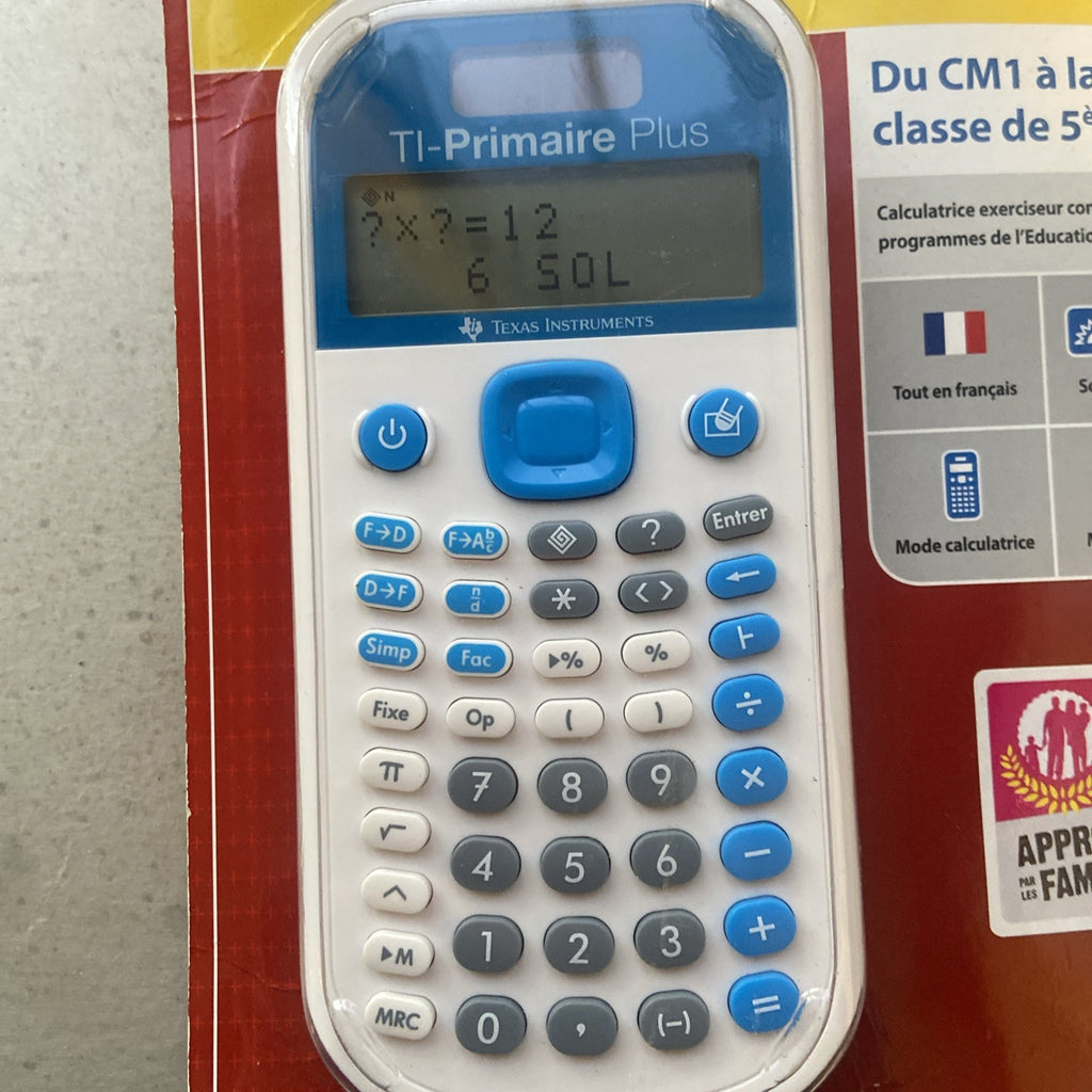Calculatrice Texas Instruments TI-PRIMAIRE PLUS