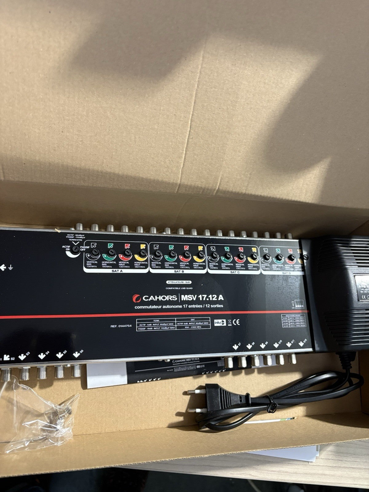 CAHORS MSV 17.12 A Multiswitch Commutateur 17 entrées / 12 sorties