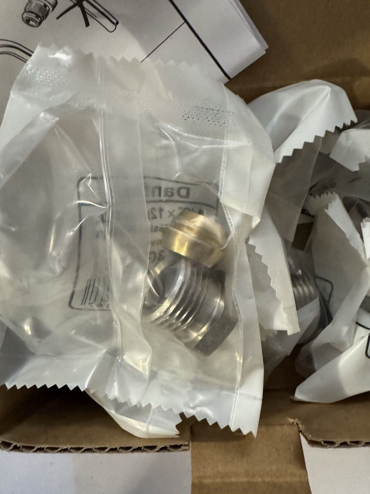 RACCORD A Pression 1/2" X 12 - Danfoss 013G4112