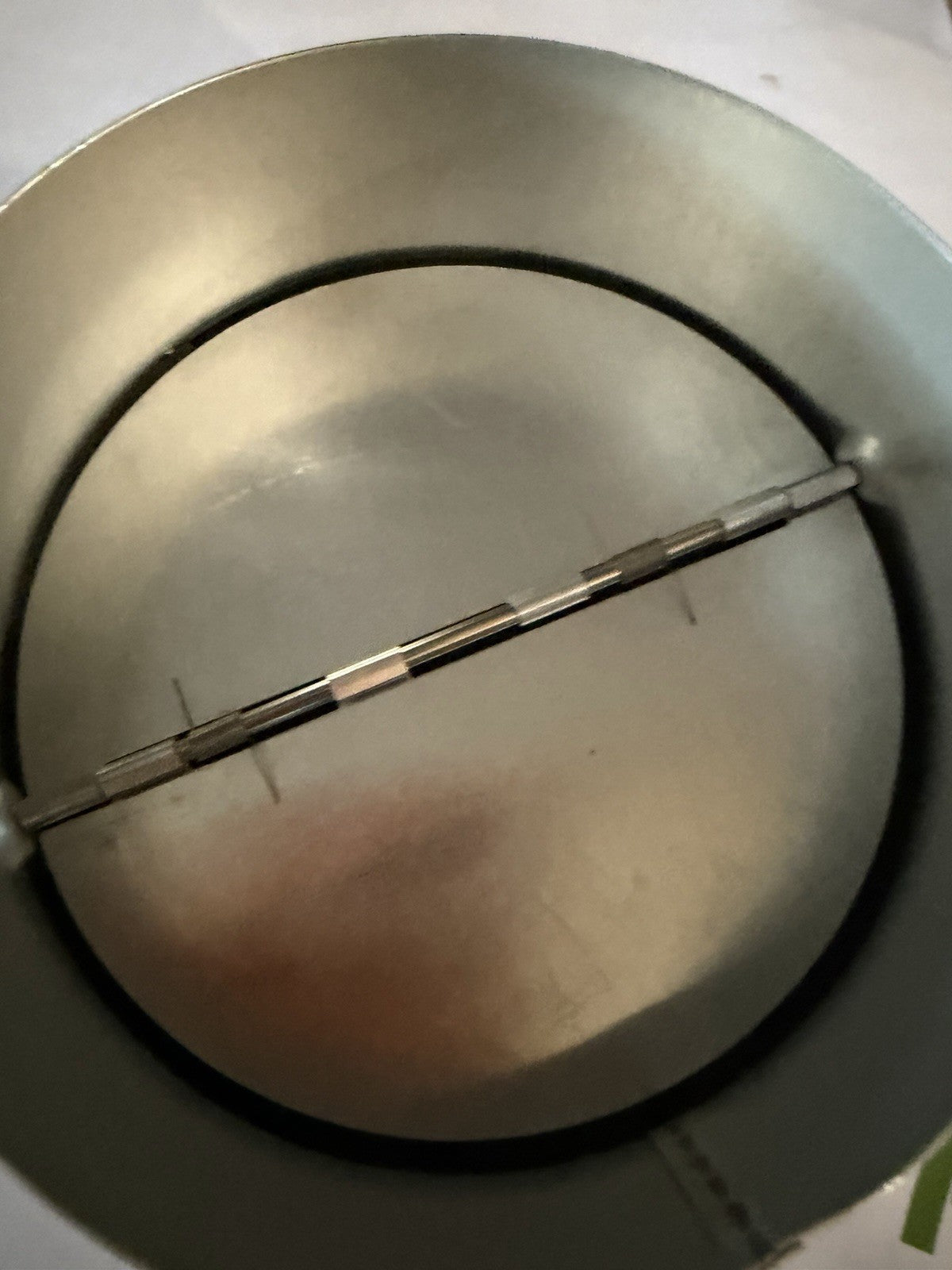 Clapet anti retour Ø 125 mm pour conduit rigide galvanisé