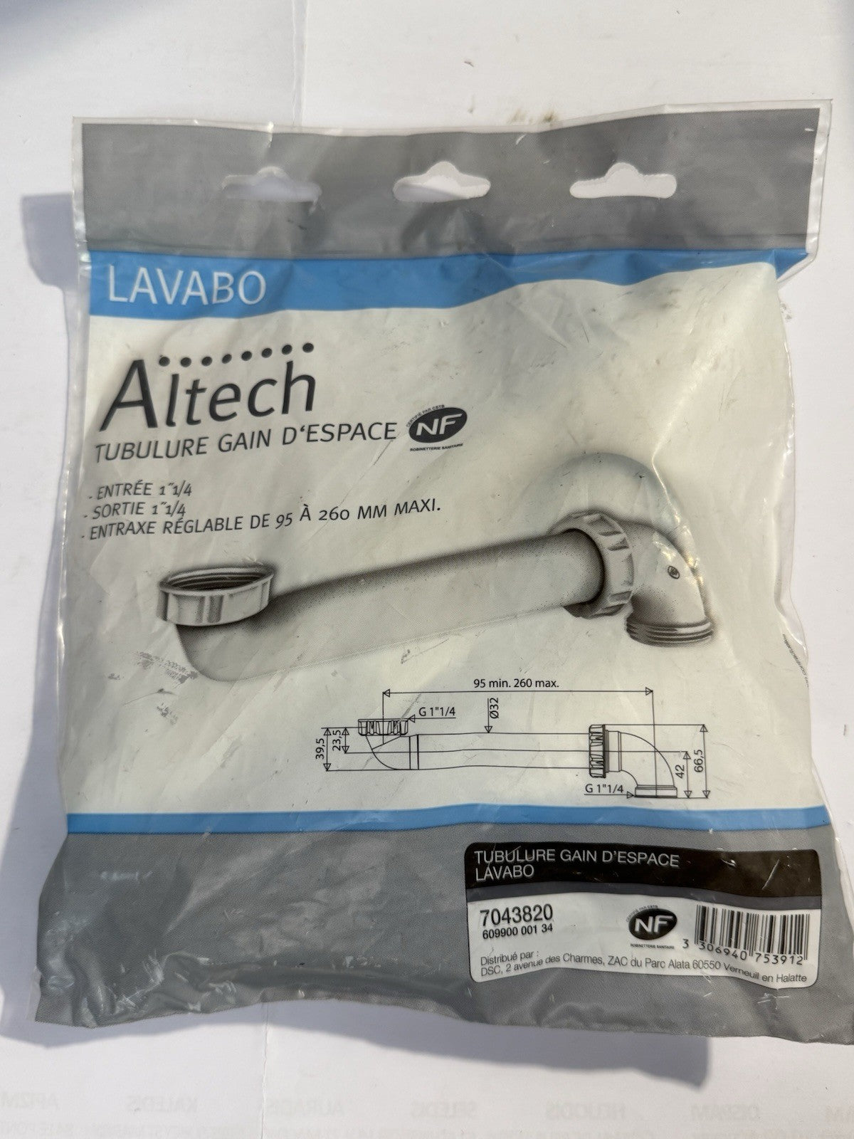 Tubulure Gain D’espace Altech
