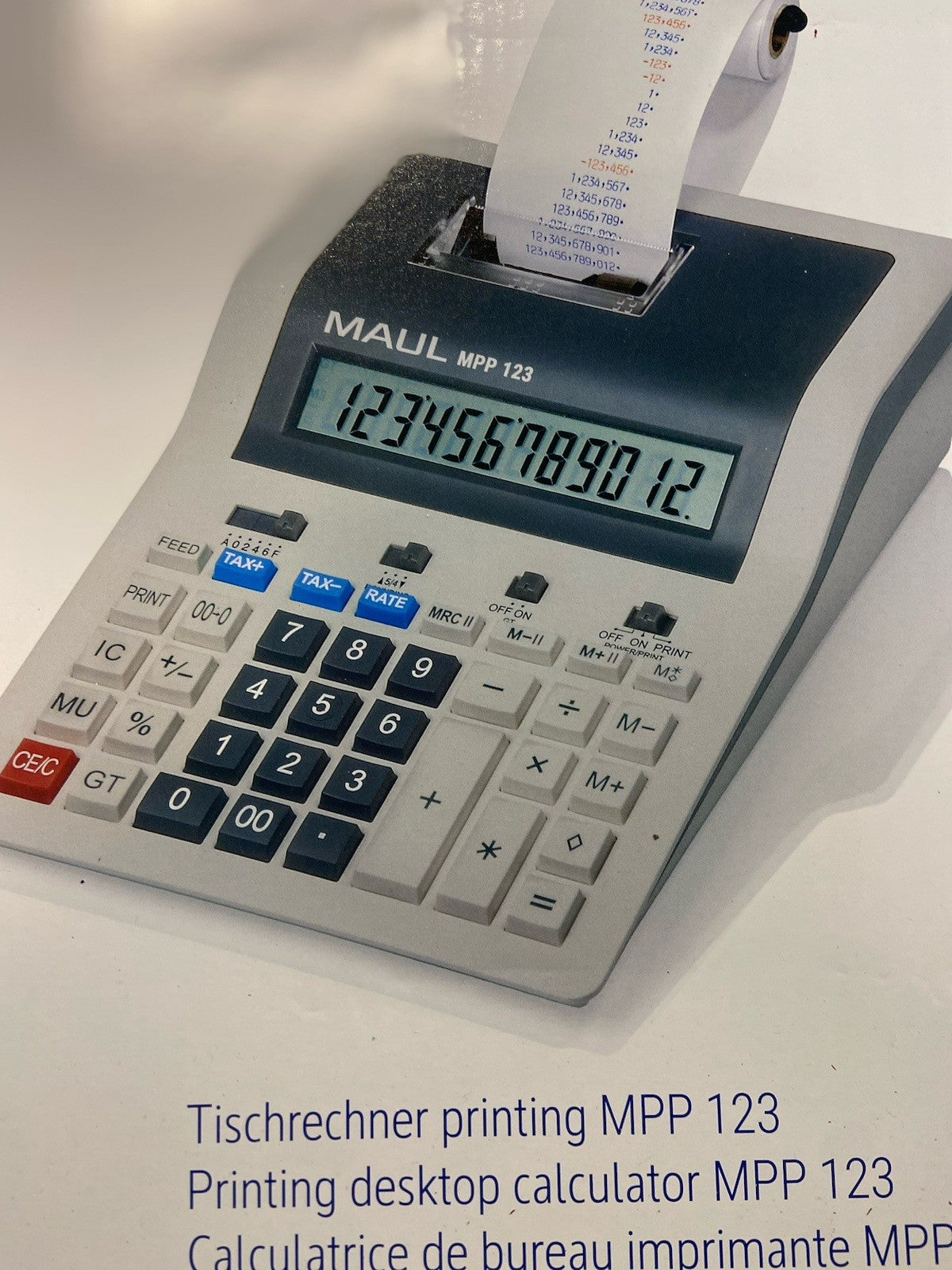 MAUL Calculatrice de bureau printing MPP 123