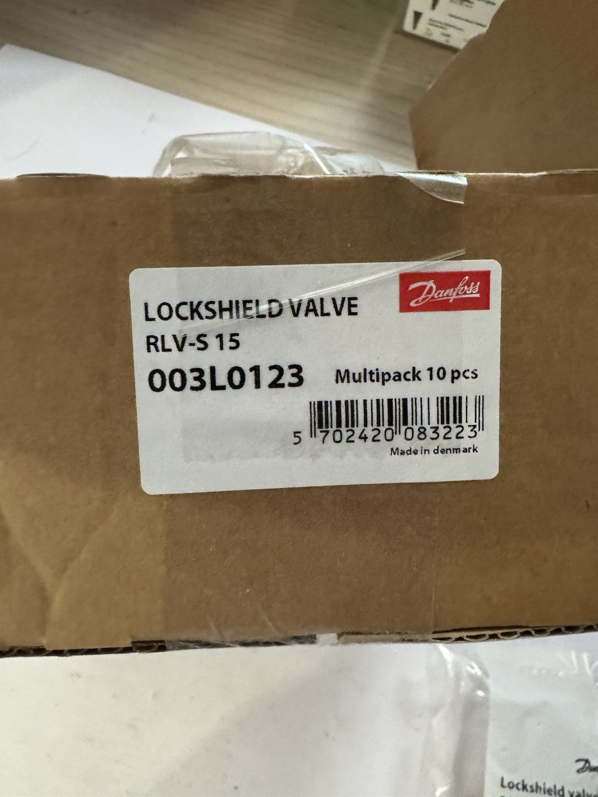 Lockshield valve RLV-S Danfoss 003L0123