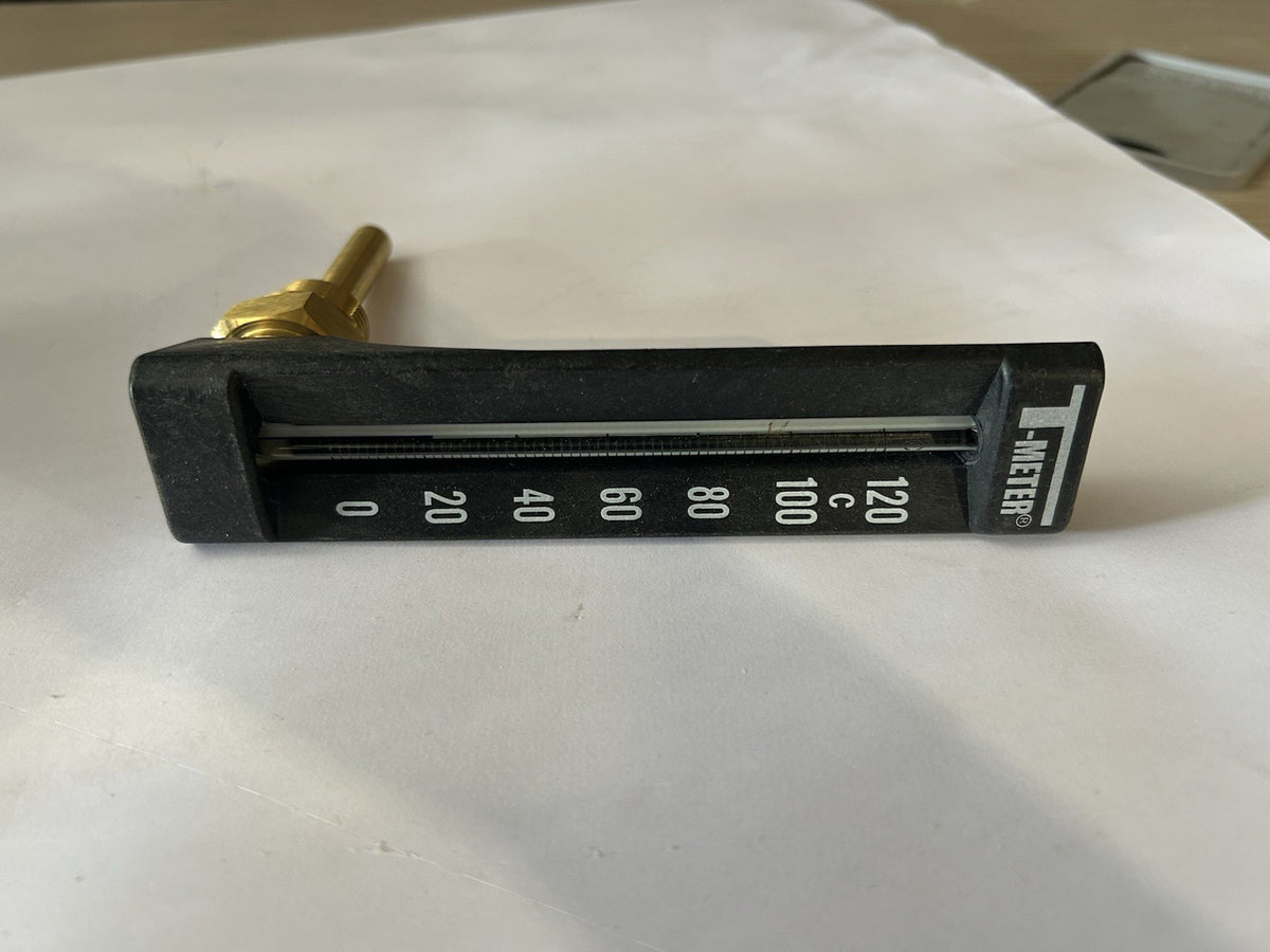 Thermomètre Indus. Equerre L.150 plongeur 63 composite en ABS plage 0/120°C