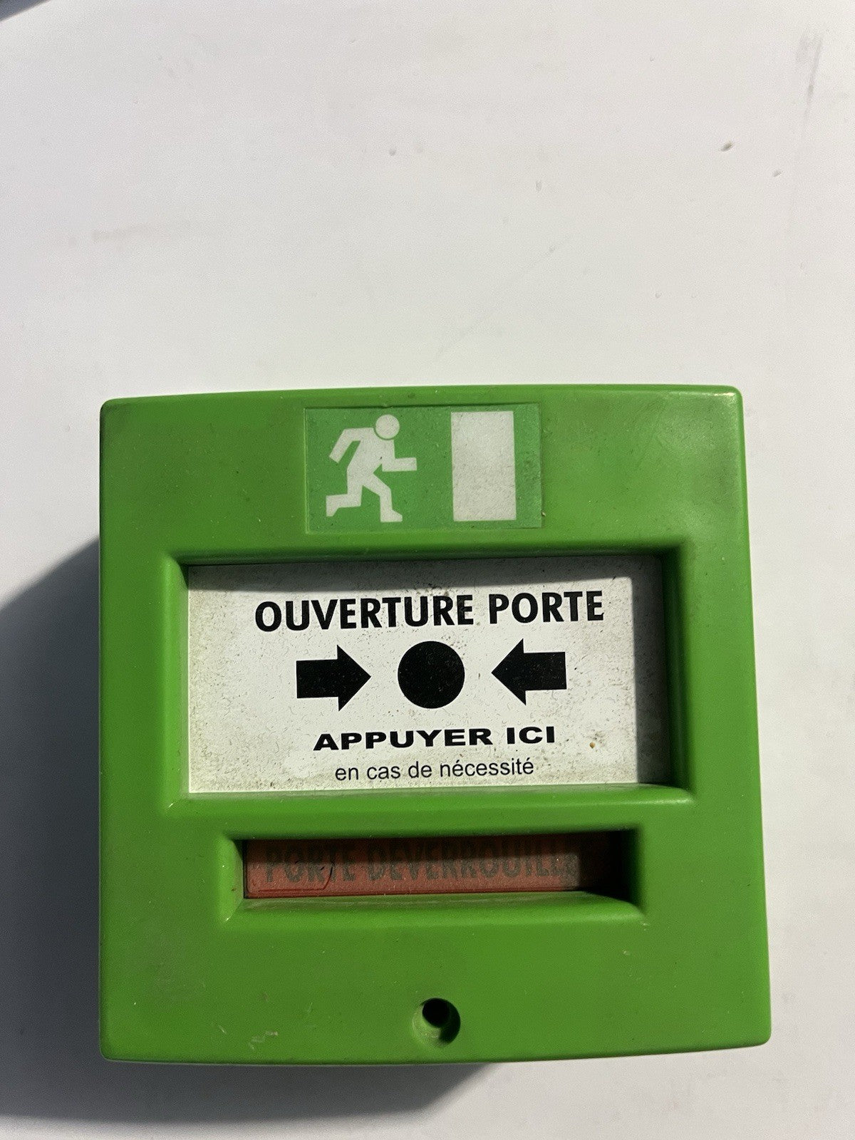 Déclencheur manuel conventionnel vert