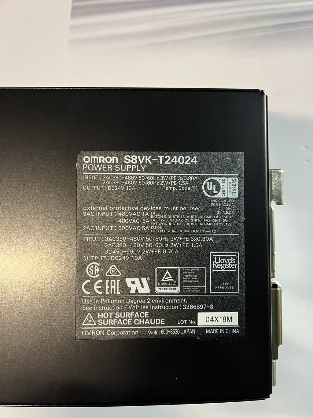 Alimentation À Decoupage Omron S8vk-t24024