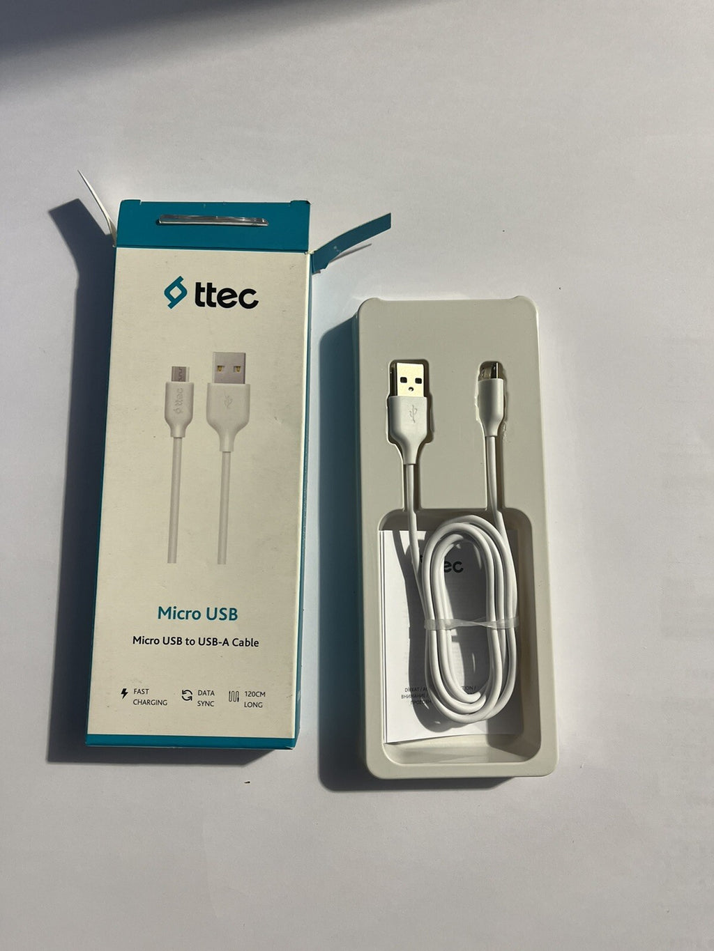 Ttec Câble Micro USB Vers Usb 120 Cm