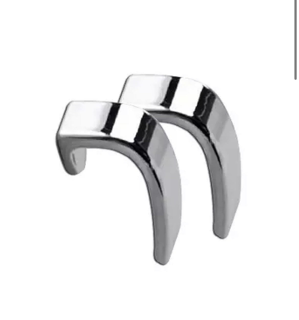 Jeu de 2 poignées pour baignoire Odéon Chrome - JACOB DELAFON Réf. E6752-CP