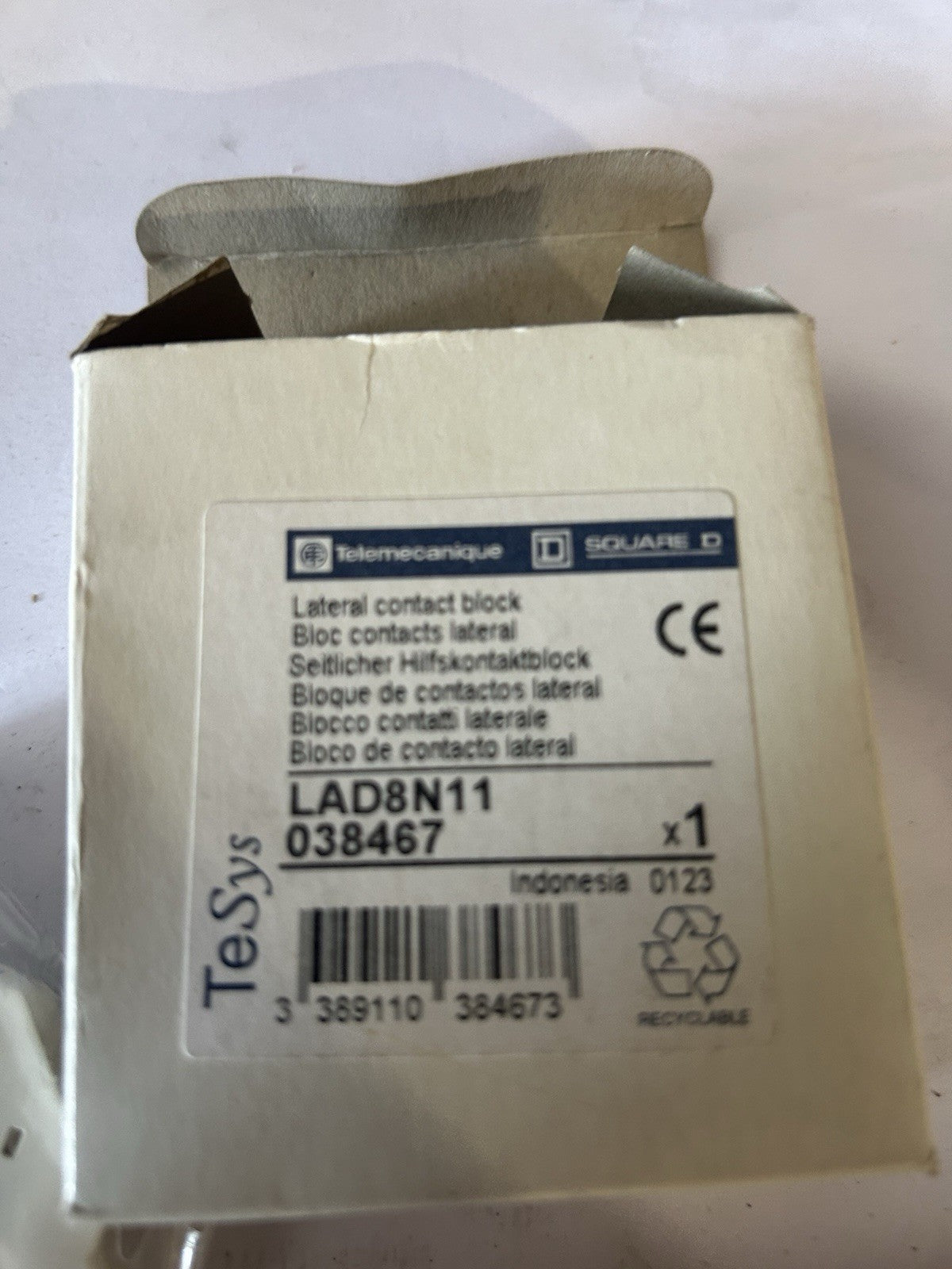 TeSys D - bloc de contacts auxiliaires - 1F+1O - bornes à vis-étriers