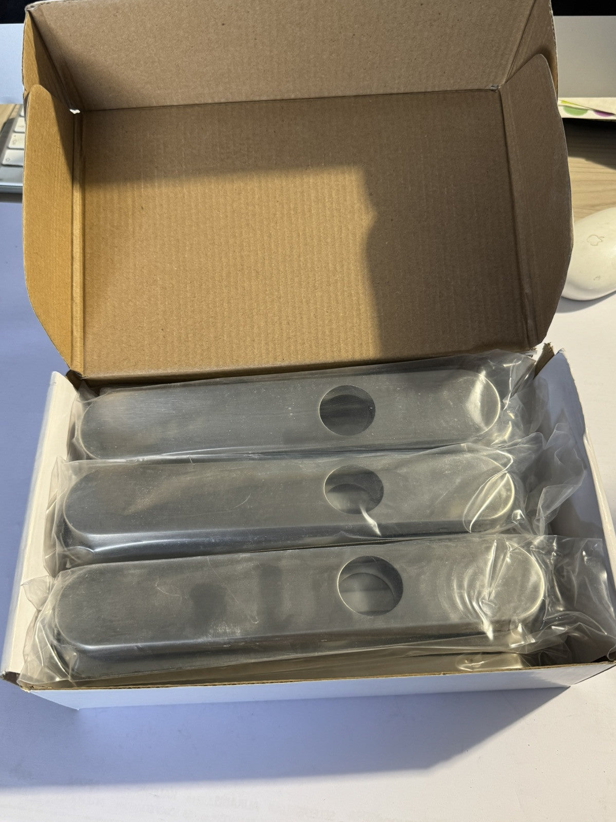 Paire De Cover Aveugle Inox 304