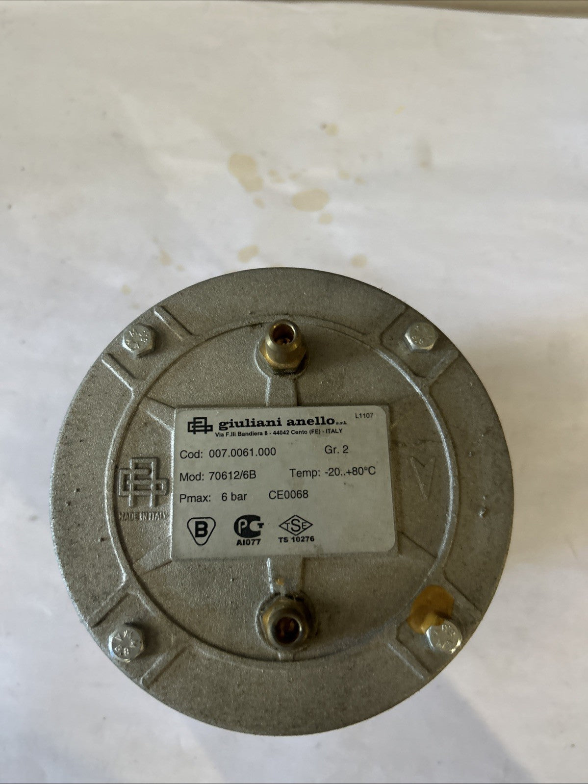 Filtre à gaz modèle 70612/6B