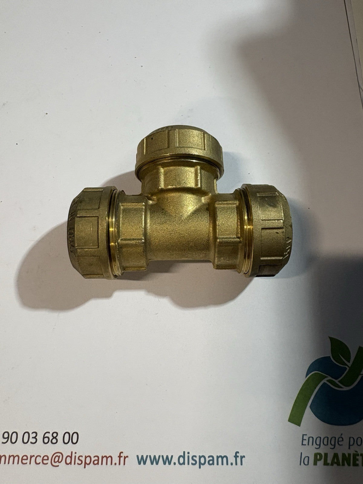 Raccord en T pour tube polyhetylene diam 25 en 3/4