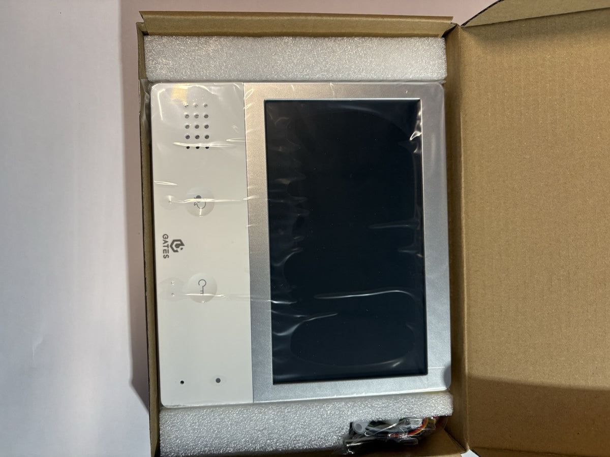GATES CRYSTOS Interphone vidéo visiophone écran tactile 7" mains libres blanc