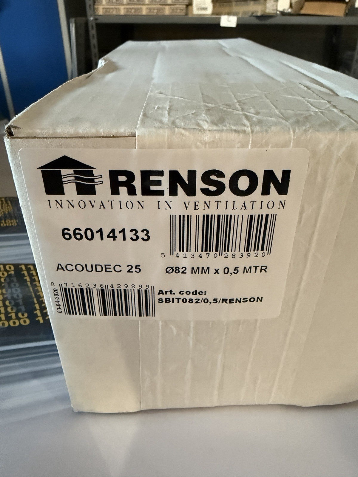 Conduit flexible acoustique Acoudec 25 Renson