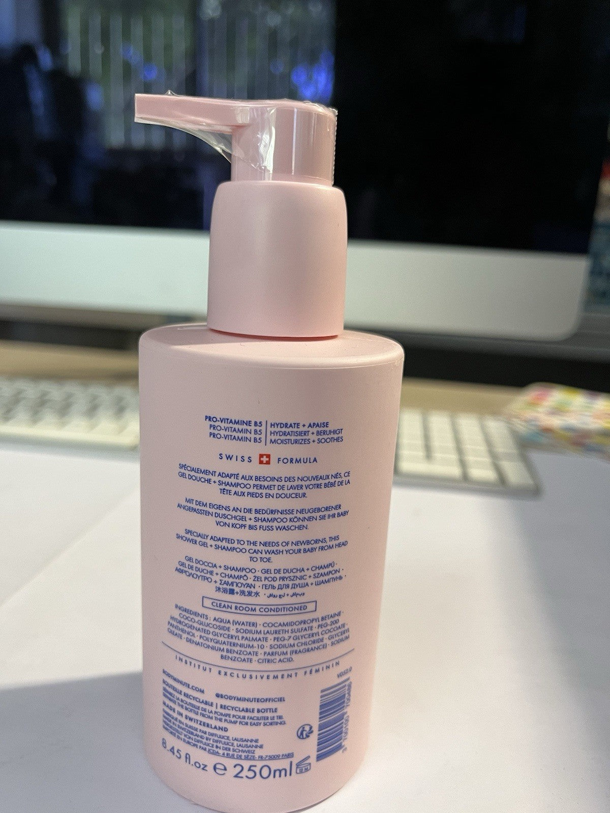 Baby minute gel lavant doux