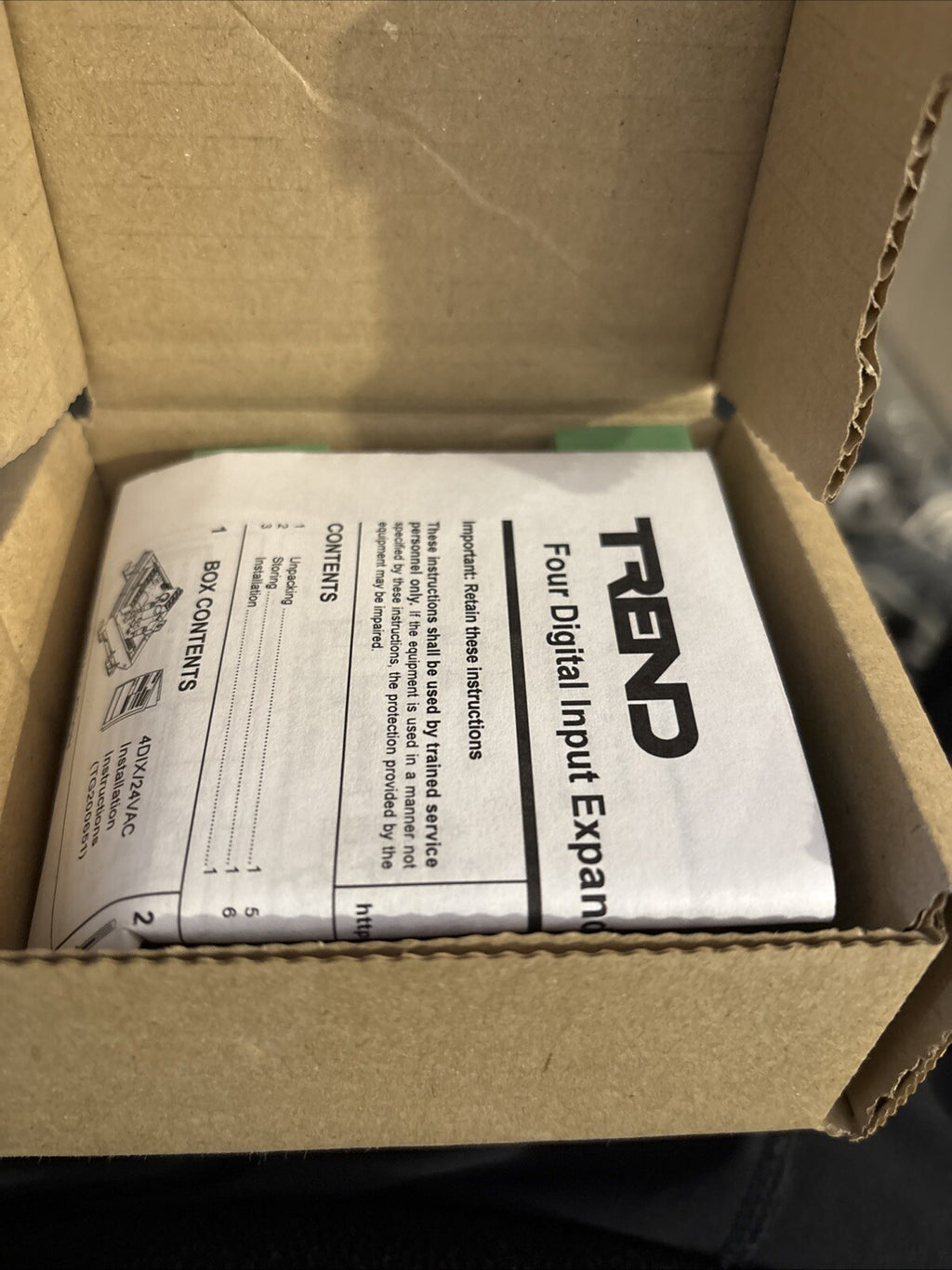 Module d'expansion à quatre entrées numériques