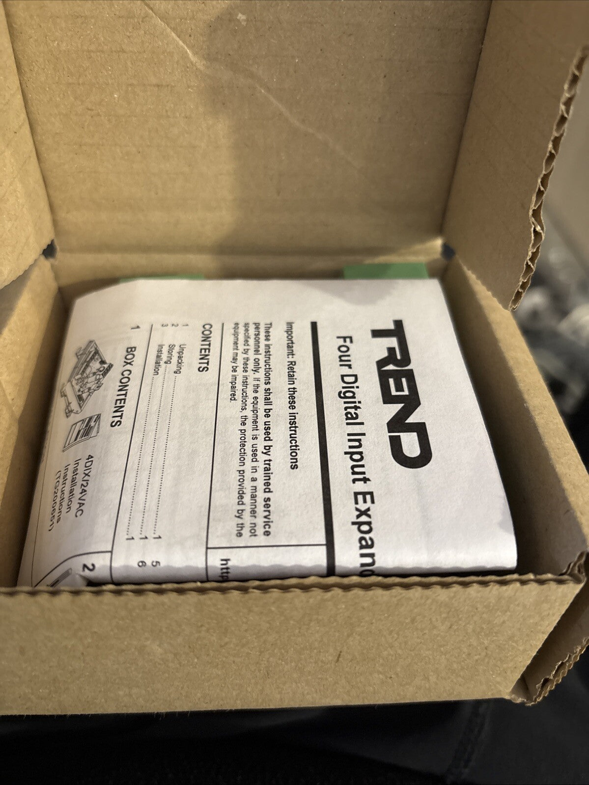 Module d'expansion à quatre entrées numériques