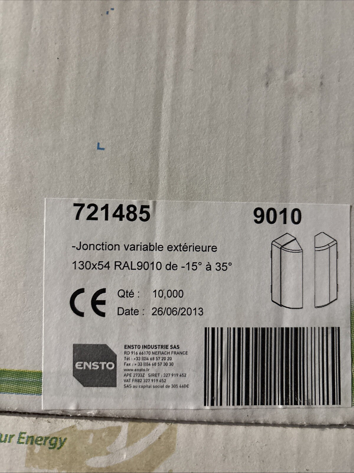 721485 9010 -Jonction variable extérieure