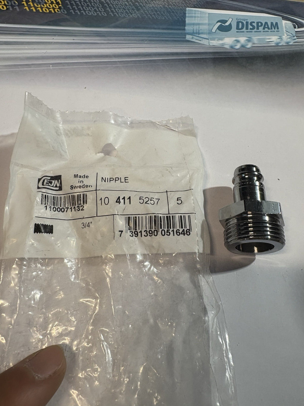 Raccord rapide eau mâle filetée cejn 411