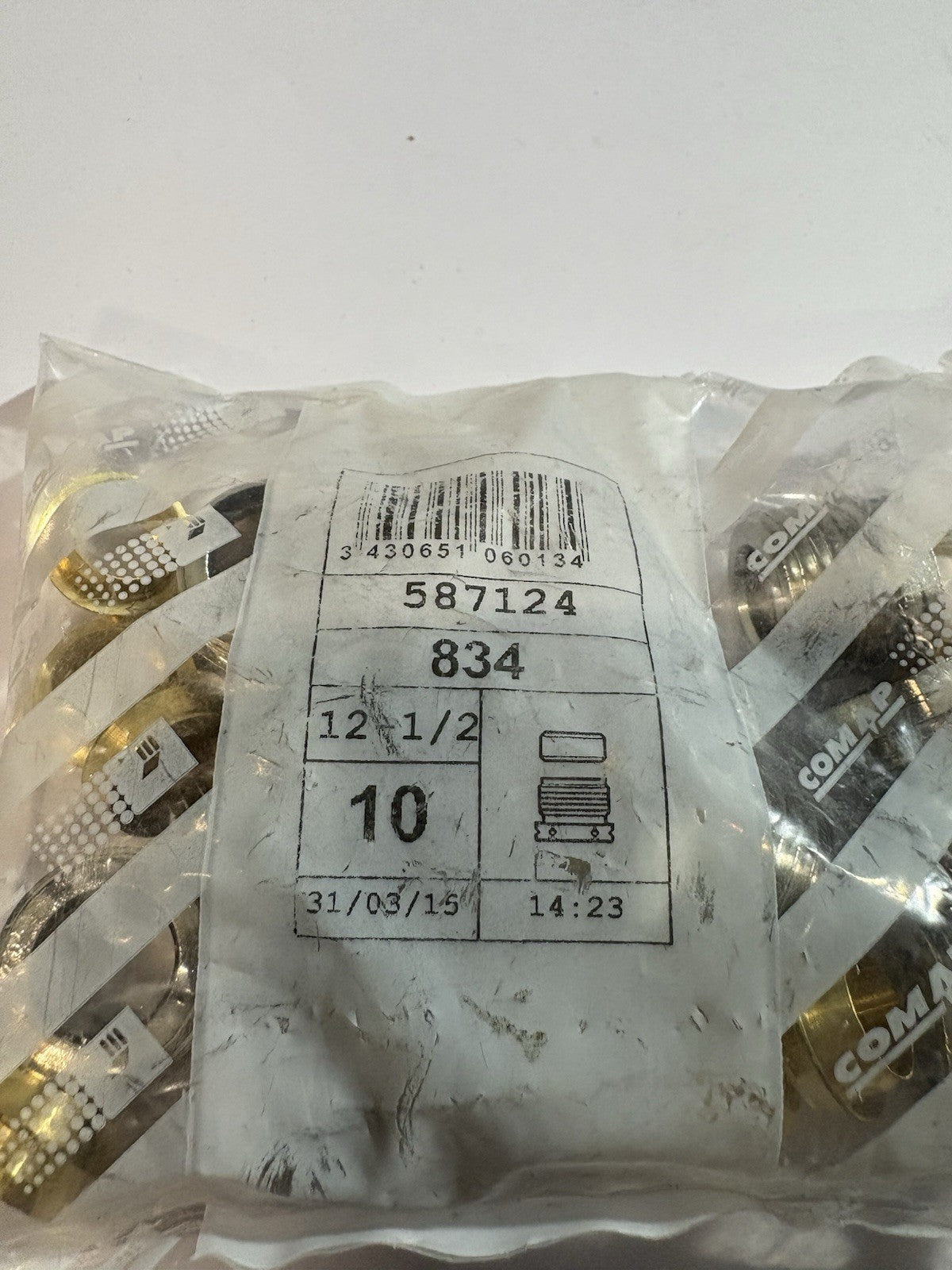 10 Raccord mécanique à compression pour tube comap 834