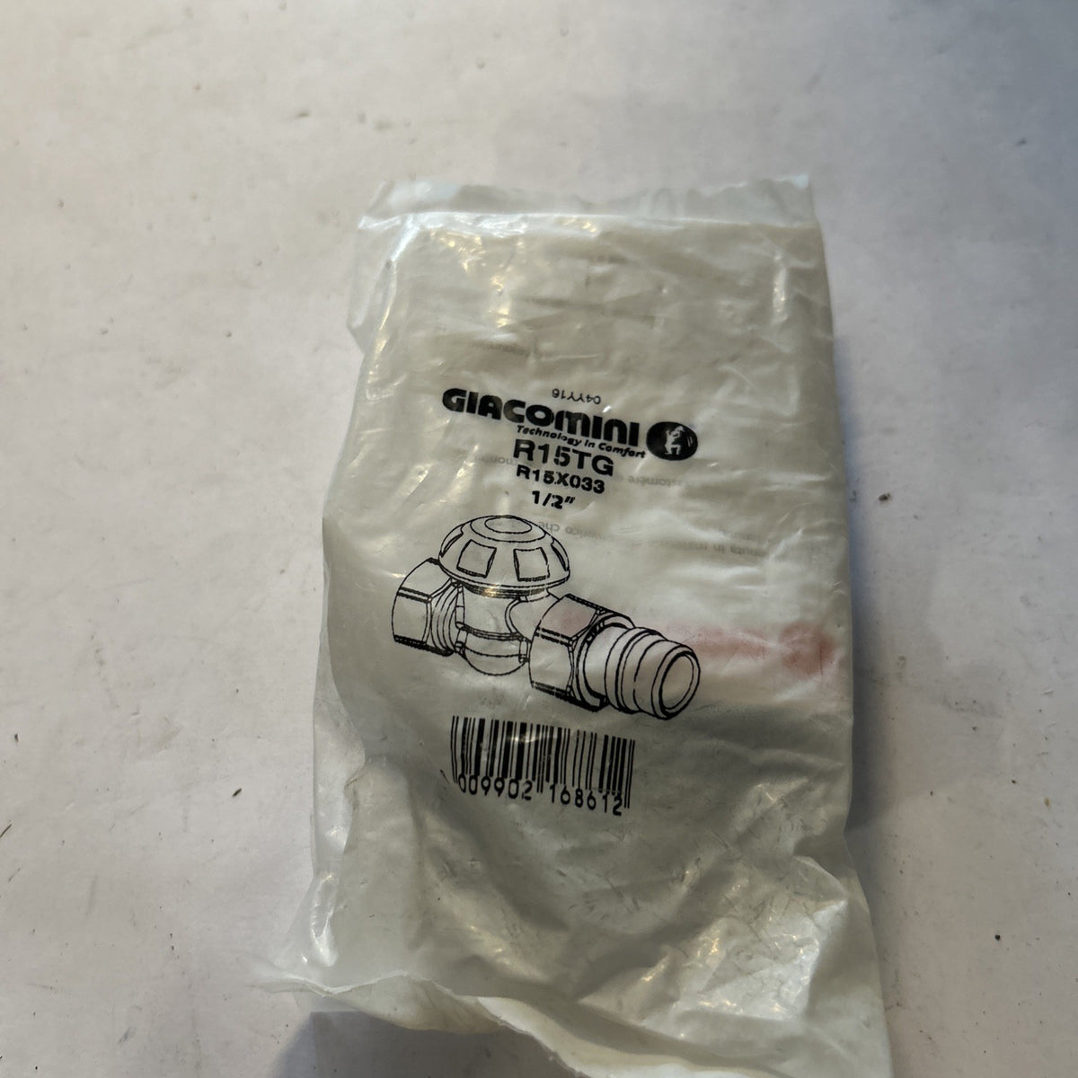 Té de réglage "série Fer" R15TG Giacomini - Mâle/Femelle - 1/2"