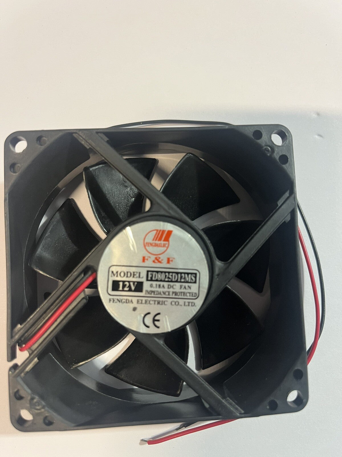 ventilateur pc 12v Fd8025d12ms F&f