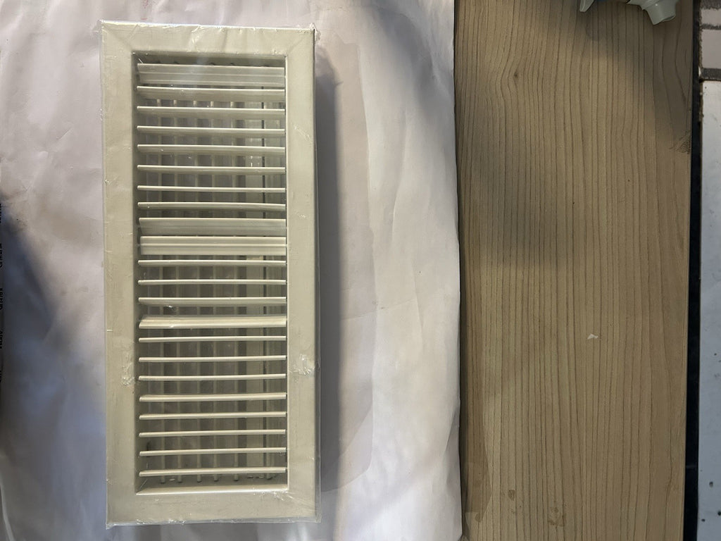 Grille de ventilation double déflection VIM 400x150 mm - Acier RAL 9010