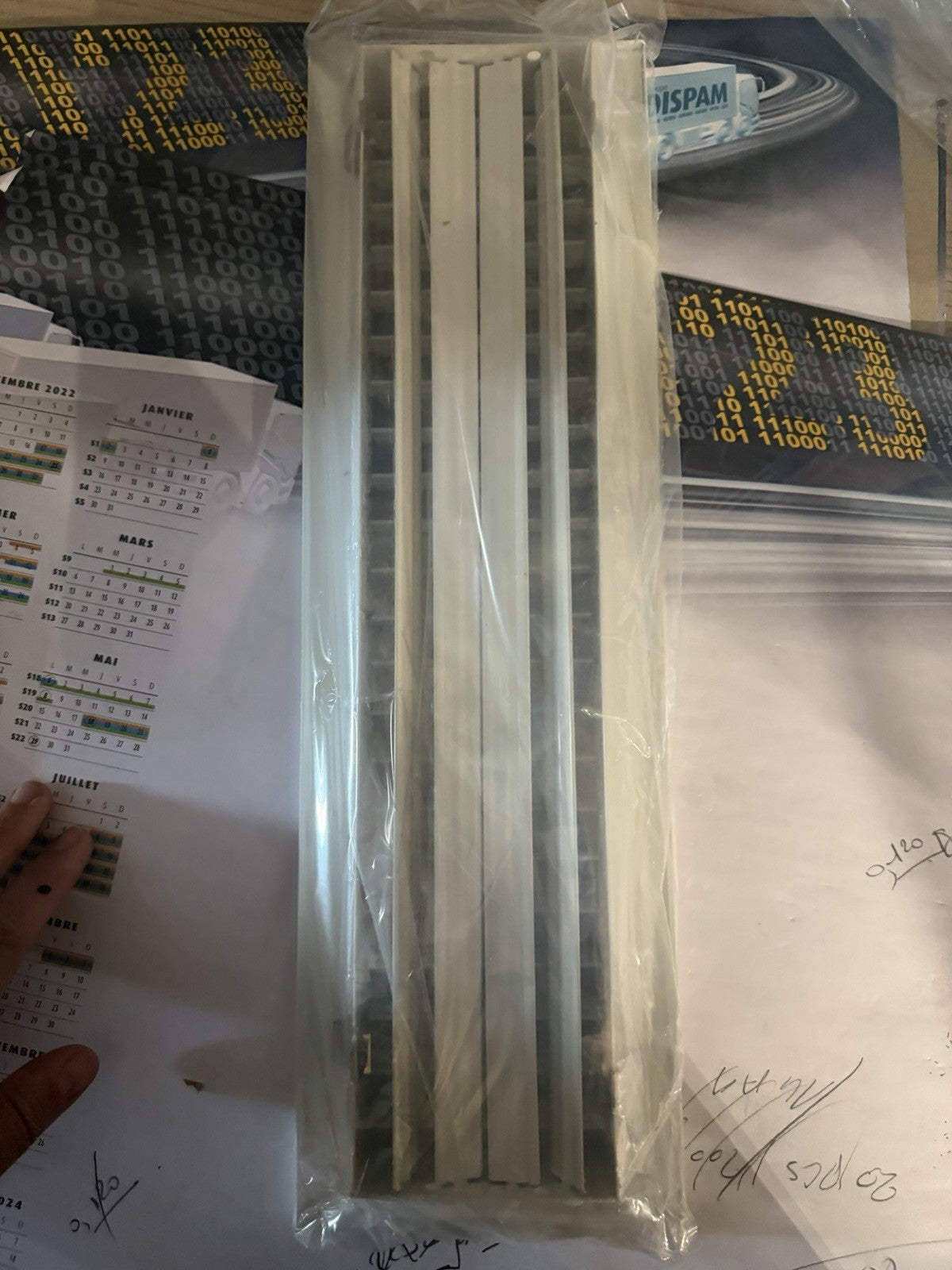 Grille de ventilation 400mm/100mm VIM