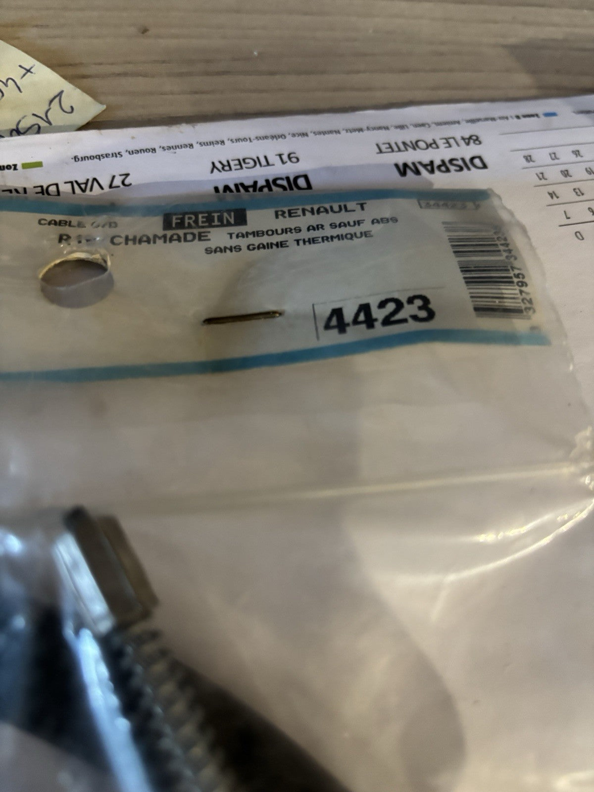 Câble de frein à main Gauche/Droit NEUF Renault 19 / Chamade (Sans ABS)