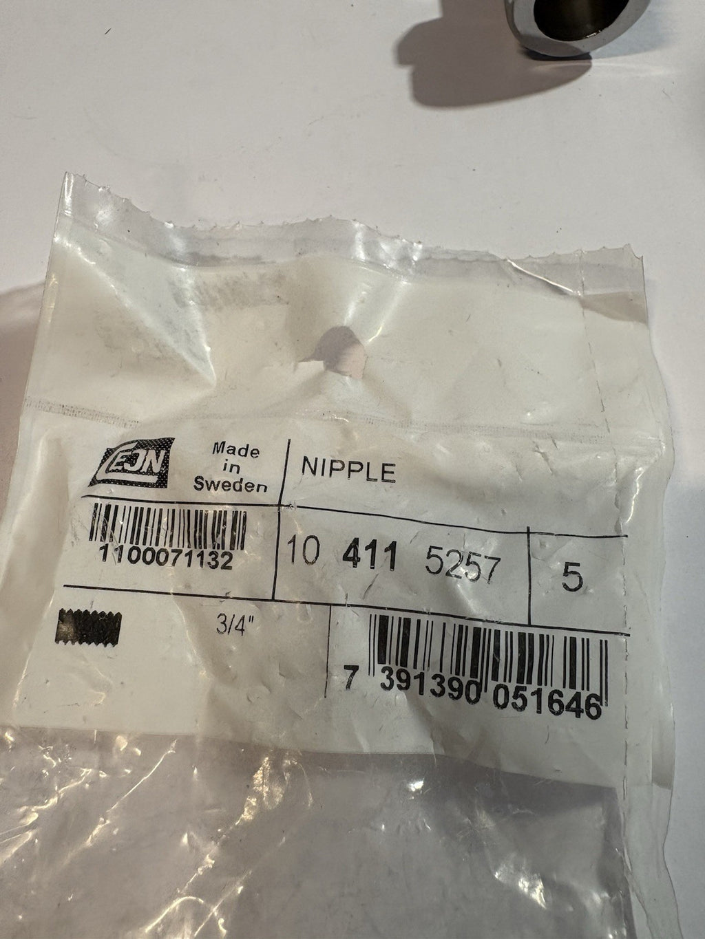 Raccord rapide eau mâle filetée cejn 411