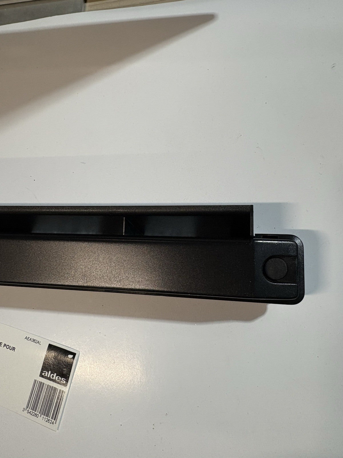Entrée d air Aldes 11011262 noir auvent acoustique pour ea45, EHL, Efl