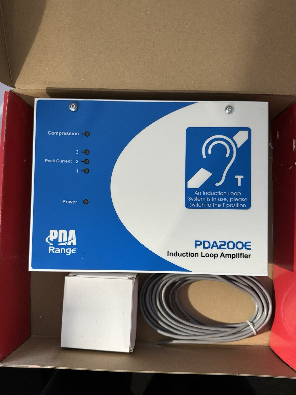Amplificateur boucle inductive 120m2 PDA200E-AKM1 avec micro plafond