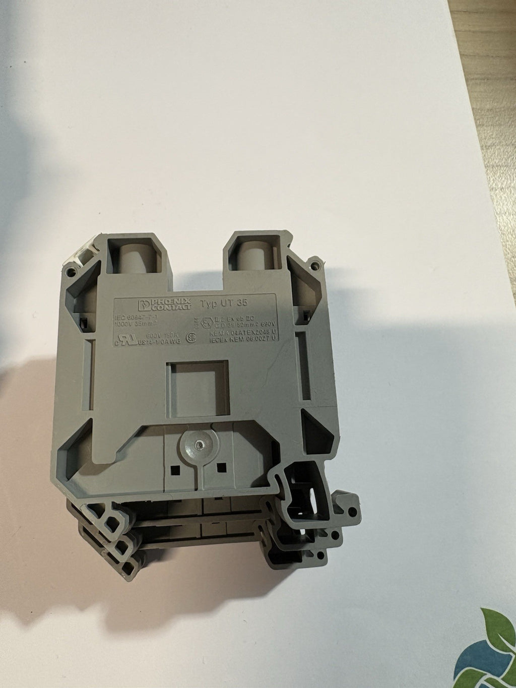 Bloc de jonction phœnix contact typ ut 35 et ut 16