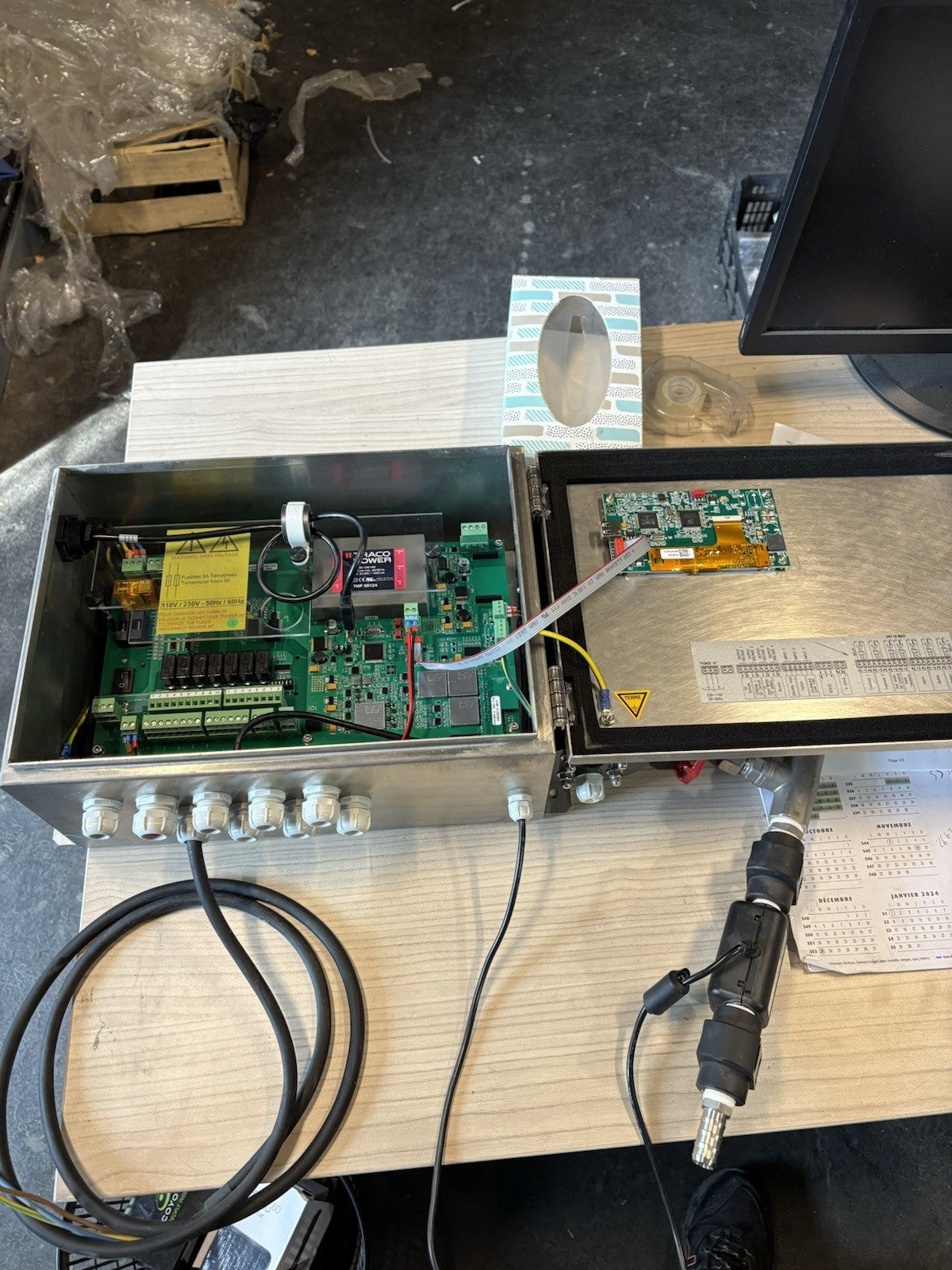 Tableau De Commande Pour Machine Industrielle