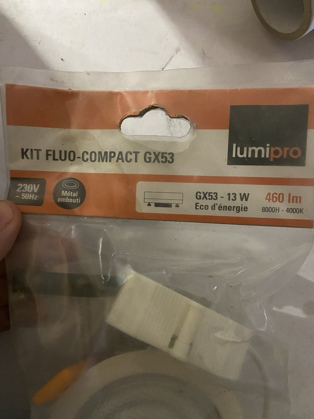 Spot led KIT FLUO COMPACT GX53 13W