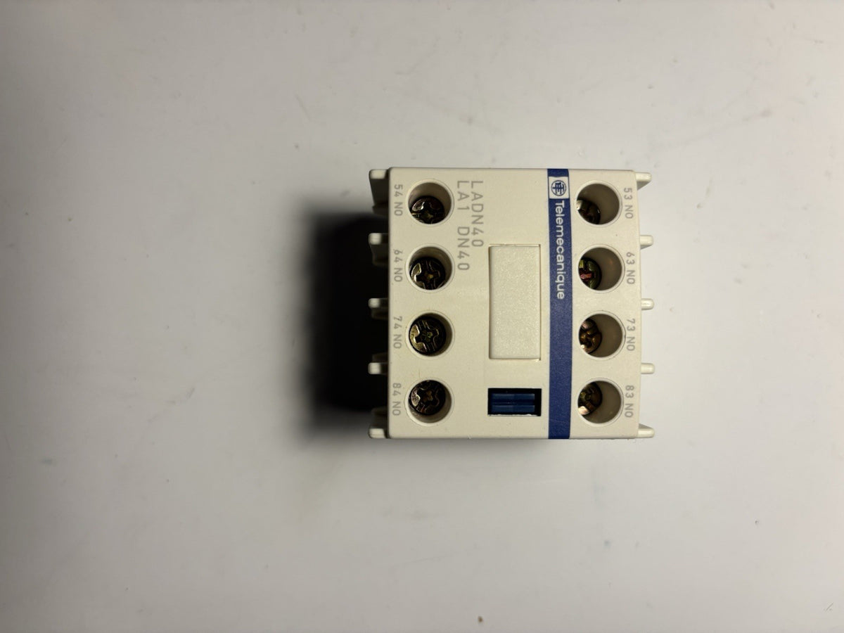Telemecanique LADN40 Bloc contacts auxiliaires 4 pôles 10 A montage latéral