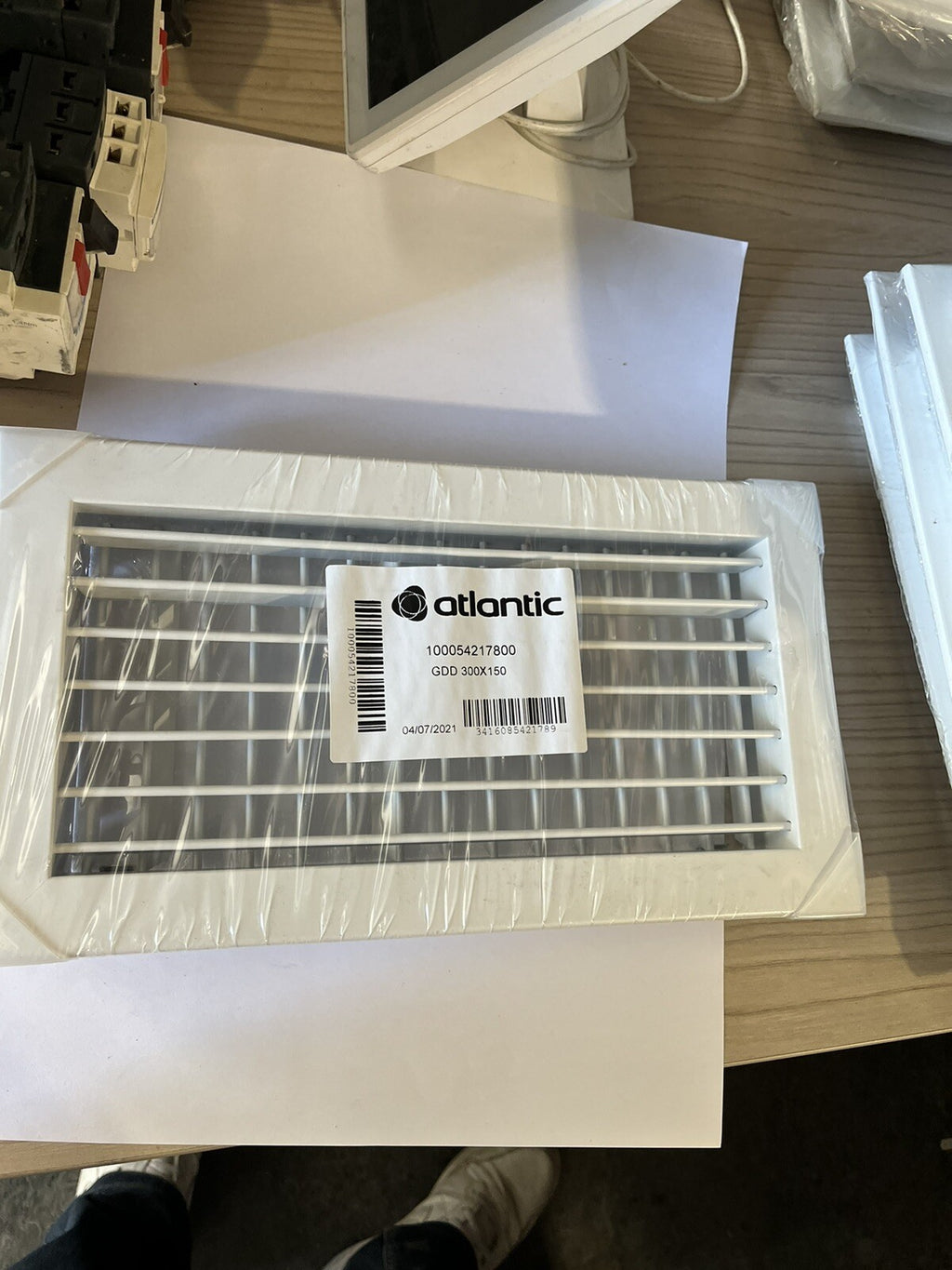 Grille de soufflage Atlantic gdd 300*150