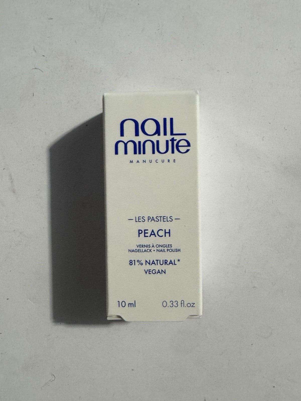 vernis à ongles Peach Nail Minute