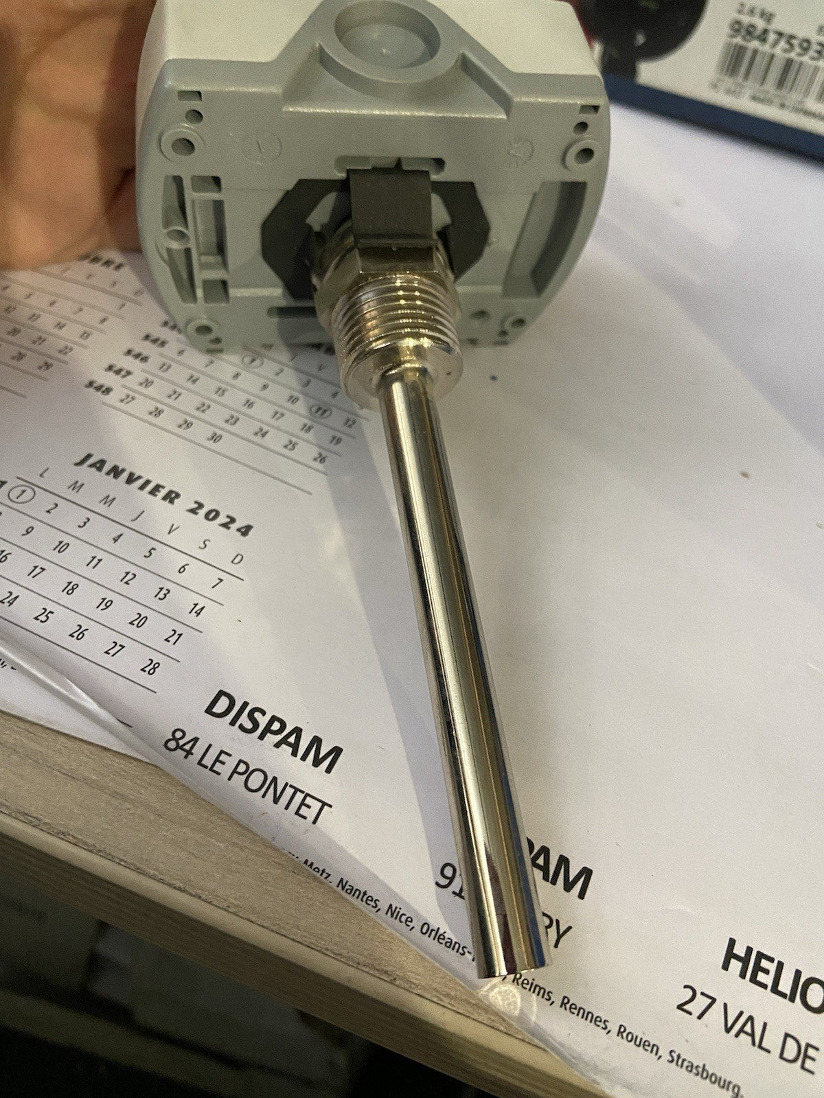 Sonde température plongeur LG-Ni1000 100mm -30...130°C - SIEMENS : QAE2120.010